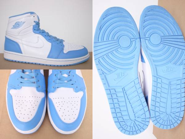 極美中古 30cm NIKE AIR JORDAN 1 RETRO HIGH　ブルー　