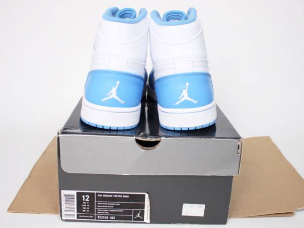 極美中古 30cm NIKE AIR JORDAN 1 RETRO HIGH　ブルー　
