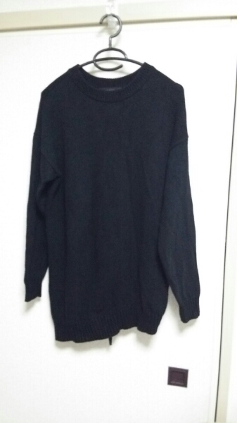 UNUSED アンユーズド コットンシルクニット ブラック 1