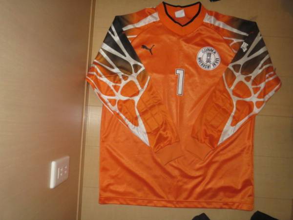 PUMA 前橋育英高校 サッカーユニフォーム XO ☆前橋育英高校サッカー部 PUMAキーパー用ユニフォーム上下XO☆ PUMA
