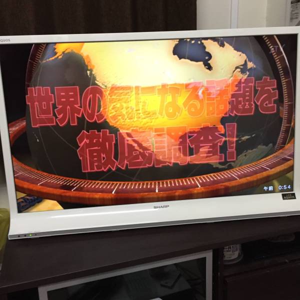 極美品 シャープ 40V スタイリッシュ 液晶テレビ LC-40J9 LED 白 シャープ 液晶テレビ 40V型 フルハイビジョン LC-40J9 | AQUOS SHARP