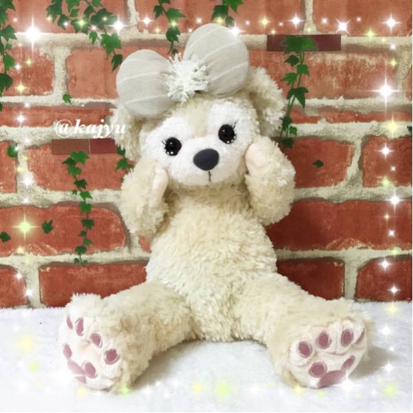 シェリーメイ ぬいぐるみ Sサイズ 染色 リメイク /ダッフィー