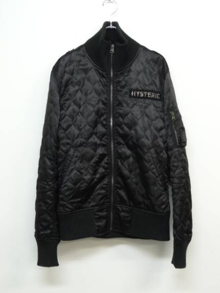 ヒステリックグラマー キルティング ジャケット ブルゾン MA-1 S