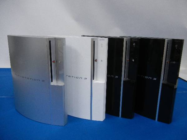 1円～★SONY PS3 本体 4台 CECHL00 80GB ジャンク品 (8878)