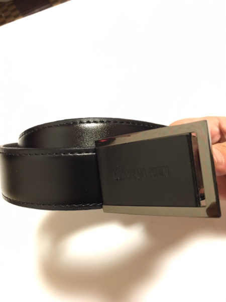 新品未使用★コムサデモード メンズベルト 黒 ブラック