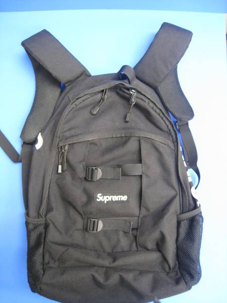 【送料無料】★Supreme シュプリーム Logo Backpack 14SS 黒