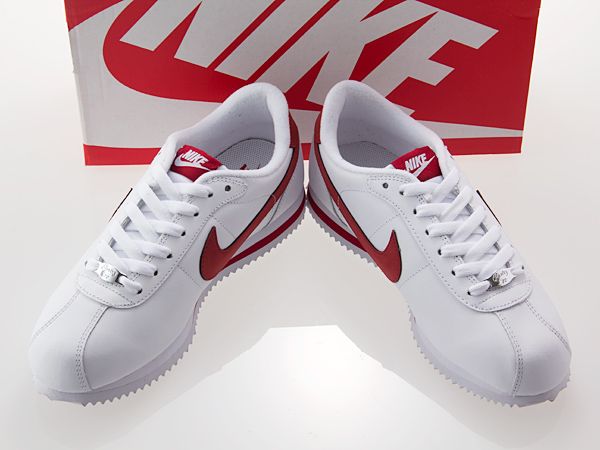 新品NIKE/CORTEZ BASIC06コルテッツ白赤レザー316418-162/24.0cm