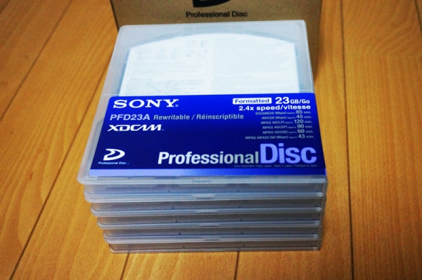 SONY XDCAM ディスク 23G 　5枚セット