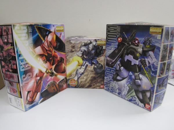 M6278★同梱不可 1/100 MG ギャン リックドム ゲルググ2.0 3点