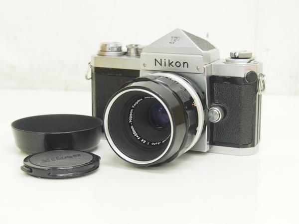 NIKON ボディ F+レンズ MICRO-NIKKOR AUTO 55mm F3.5◇42EA1-10 ニコン