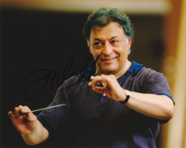 ズービン・メータ■直筆サイン写真■COA付