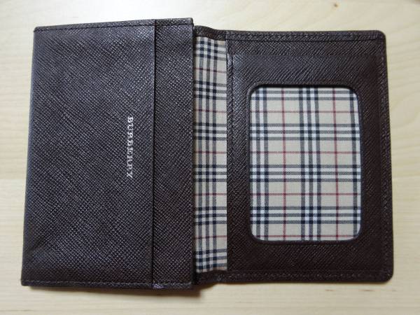 名刺入れ バーバリー BURBERRY カードケース パスケース ロゴ チェック