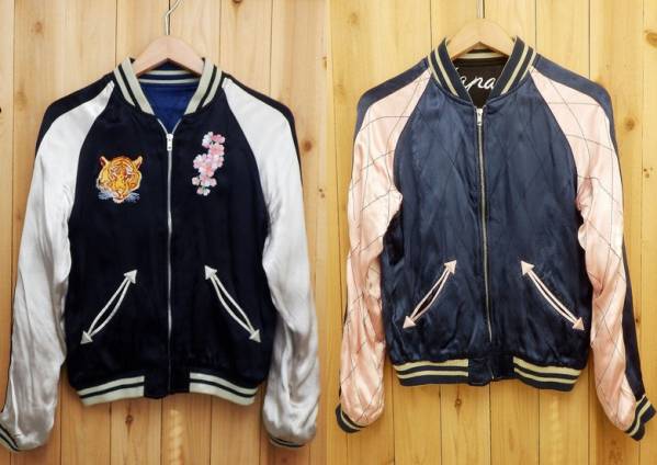 JD3 居楽仁 IOLANI イオラニ 桜刺繍 リバーシブルスカジャン