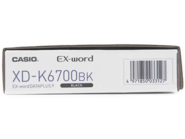 ほぼ未使用 未使用 CASIO EX-word XD-K6700 BK 電子 辞書