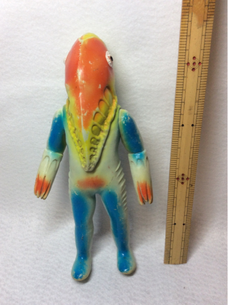 メトロン星人 ソフビ ウルトラセブン マルサン 当時物 ソフビの人気 