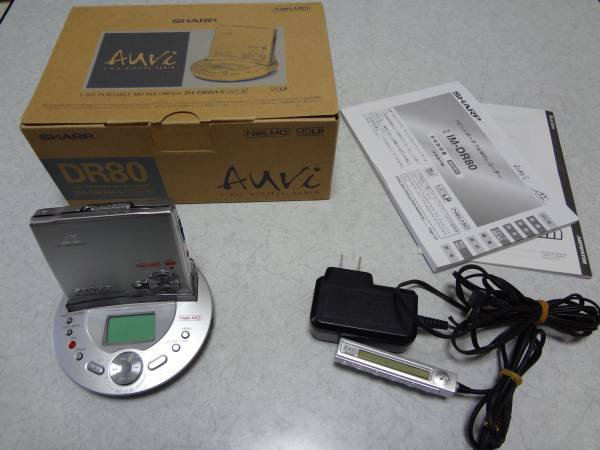ジャンク品 SHARP ポータブルMDレコーダー IM-DR80-S 【豊富な】