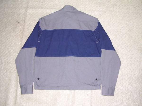m&m デザインワークジャケット S グレー/紺 ブルゾン