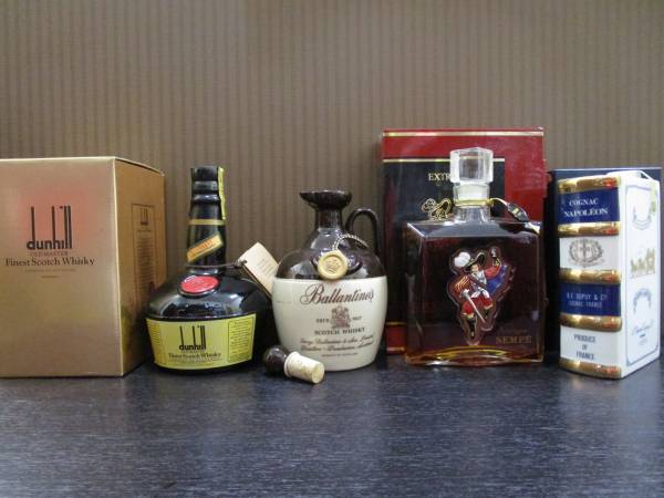 ○○古酒 ブランデー ウイスキー まとめて 4本 未開栓○○ 飲料 食品
