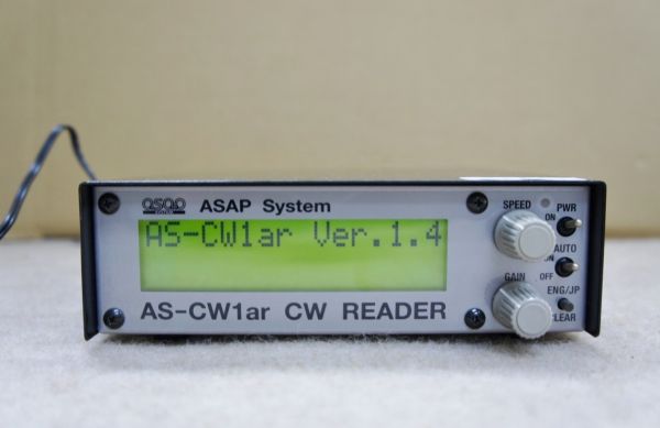 アサップのCW解読器AS-CW1ar(Ver1.4) モールス判じる器AS−CW1ar
