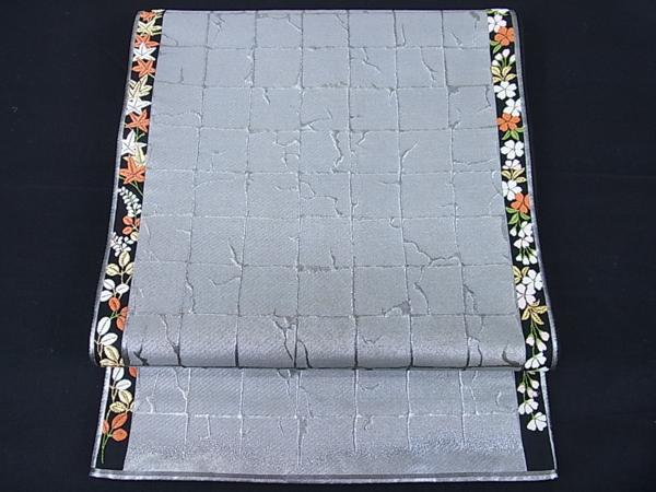 平和屋■六通太鼓柄袋帯　唐織　引箔　ゑり善扱い　逸品f520