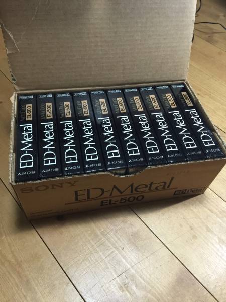 新品 SONY ベータテープ メタル EL-500 10本セット その他おまけ