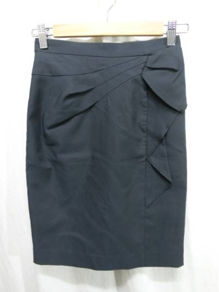 *新品同様*ジャスグリッティー*フリル付*タイトスカート*0