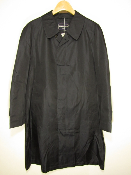未使用品 MARUZEN メンズ シルク ステンカラーコート M～L 春秋