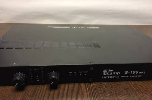 パワーアンプ thomann s-100mk2 中古 美品 S-100mk2 - 中古オーディオ