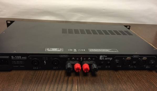 パワーアンプ thomann s-100mk2 中古 美品 S-100mk2 - 中古オーディオ