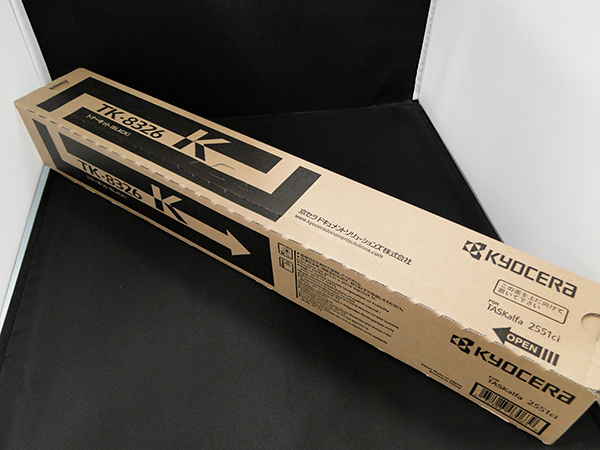 京セラ 純正トナーカートリッジ　TK-8326K　新品未開封 ブラック