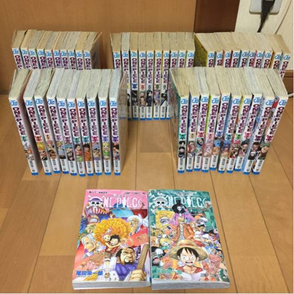 ワンピース ほぼ 全巻 中古 & オマケコミック進撃の巨人