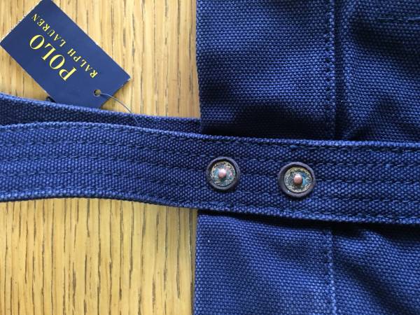 ポロラルフローレン　ビッグポニートート　ネイビー