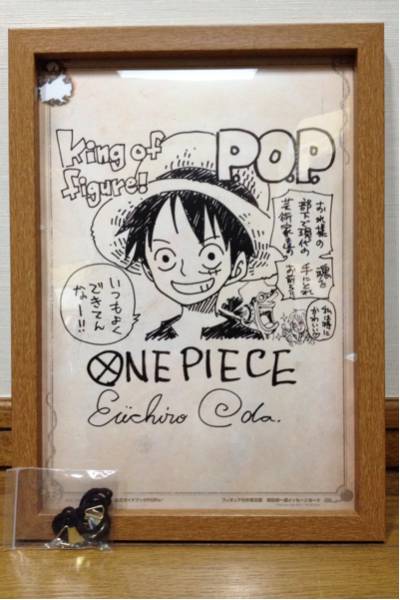 尾田栄一郎 メッセージカード 盾付き ワンピース サイン サイン 直筆画 売買されたオークション情報 Yahooの商品情報をアーカイブ公開 オークファン Aucfan Com