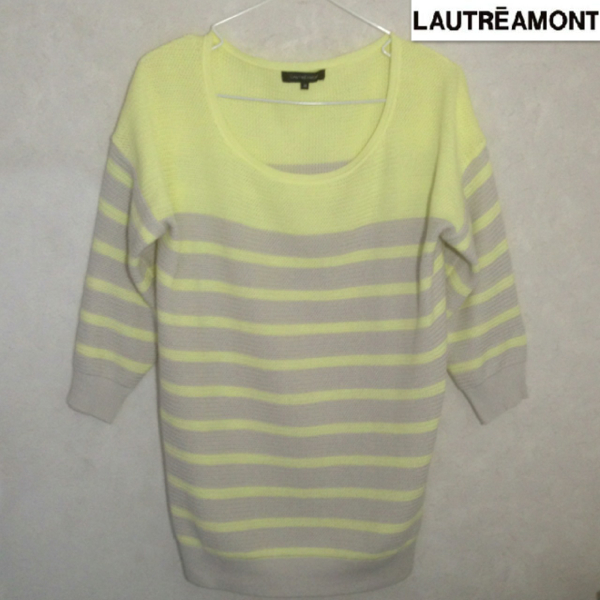 美品 ロートレアモン ボーダー春ニット 検)ドロワット 23区 M