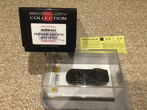激レア アイドロン 1/43 フェラーリ 250 GTO ブラック 30台限定 【公式