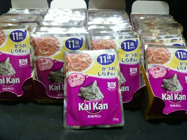 カルカン　11歳から　かつお・しらす添え　70g×62個セット