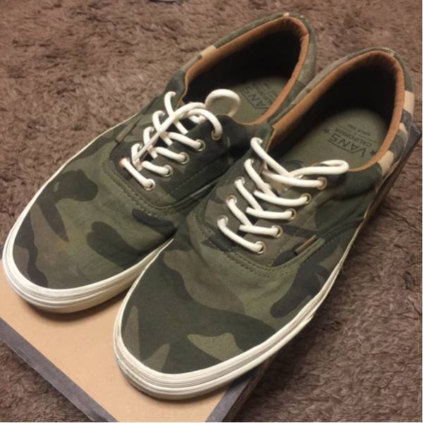 【美品】VANS カルフォルニア カモフラスニーカー サイズUS10