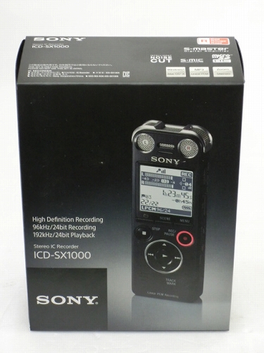 【新品】ICレコーダー■ソニー ICD-SX1000RC(JE)