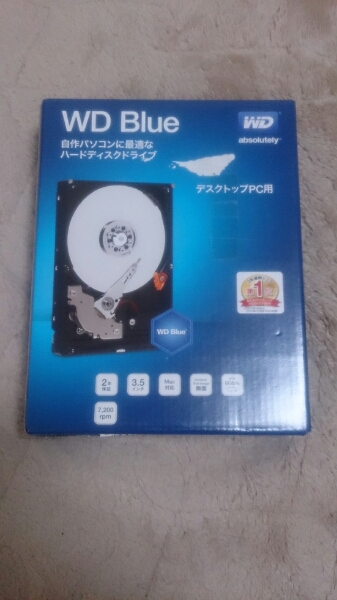 WD Blue 500G 3.5 WD5000AAKX 新品未使用