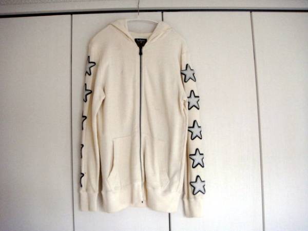Schott ショット スターワッペン ZIP パーカー SIZE L ホワイト