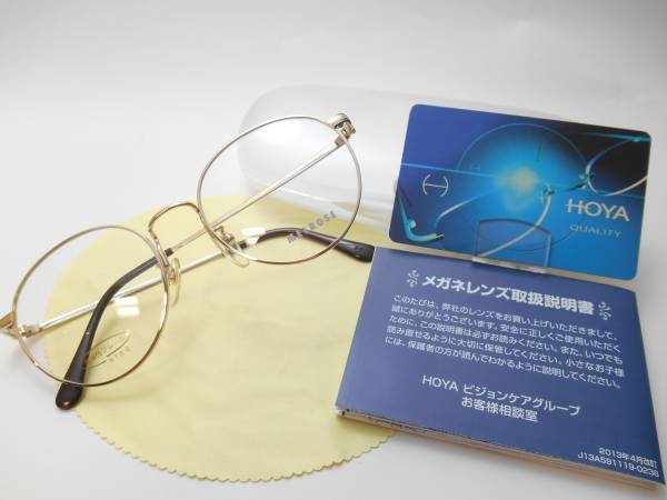 即決●HOYＡ薄型レンズ付き●ＭＥＬＲＯＳＥメタルフレーム