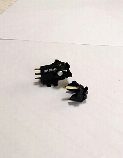 ☆SHURE Me97HE MMカートリッジ 動作品 JICO 新品針付属☆ SHURE Yahoo