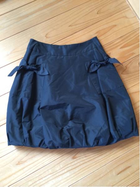 フォクシー FOXY　バルーン スカート　黒　サイズ38 コクーン