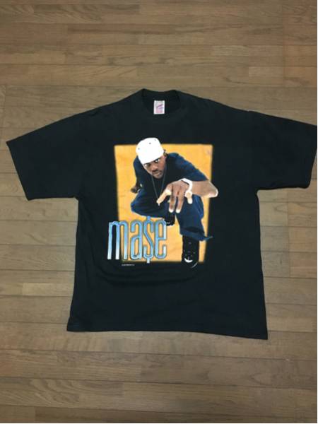 Mase Tシャツ Hip hop 90s Rap Tees fog ヴィンテージ kanye