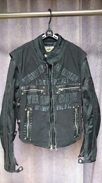 イエローコーンメッシュジャケット☆YB-1111中古欠品あり バイクウエア
