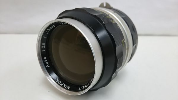 Auto NIKKOR-P ニコン Nikon 105mm 1:2.5 f⁄2.5 レンズ Nikkor-P Japan