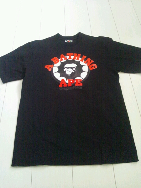 APE x ORIGINAL FAKE コラボ Tシャツ エイプ KAWS 限定