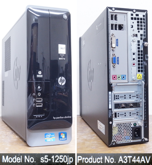 PE22 HP s5-1250jp i5-2320/8GB/1TB/DVD/地デジ/Win7 中古品Y