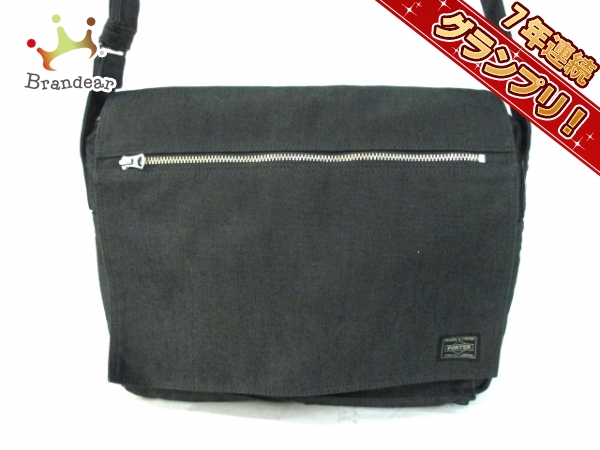 ポーター ショルダーバッグ グレー キャンバス PORTER/吉田 PORTER