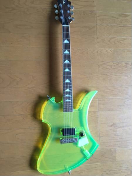 hideモデル モッキンバード MG-115CGR FERNANDES - クリアグリーン（MG 